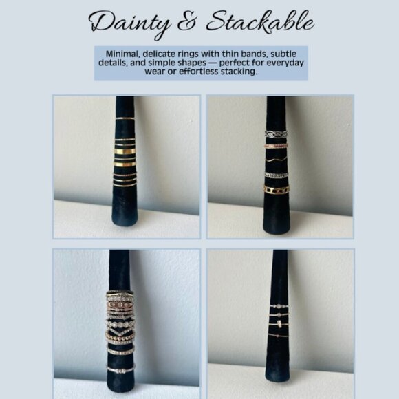 Vintage Mystery Ring Bundle – Choose Your Aesthetic Style - Picture 3 of 10